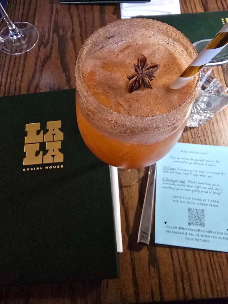 Guests at a Dinner Club table